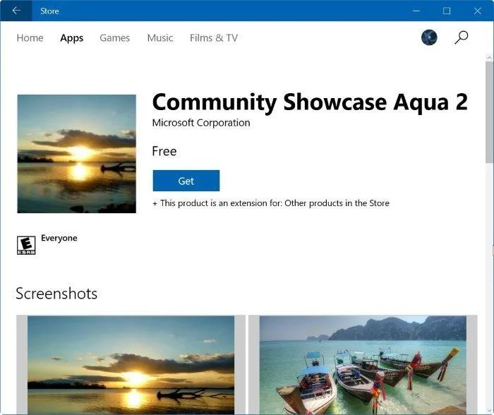 Finestra di installazione tema Windows 10