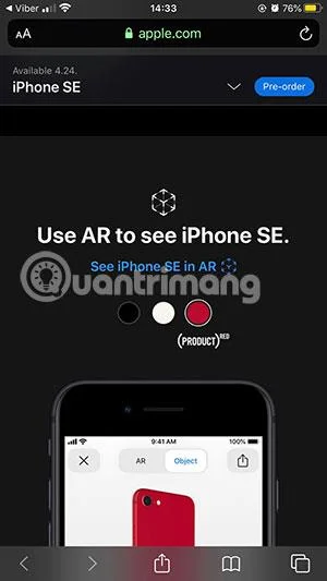 Alami iPhone SE 2020 melalui kamera AR Apple