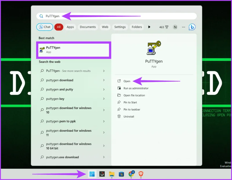 Windows'ta SSH anahtarı nasıl oluşturulur