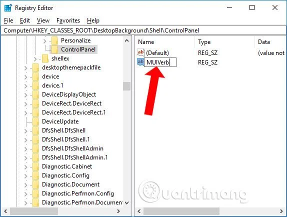 Cara membuat Senarai Panel Kawalan dalam menu klik kanan