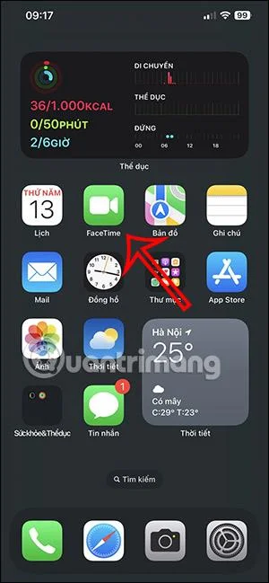Arahan untuk menjadualkan FaceTime pada iPhone