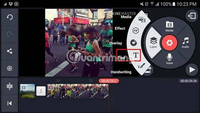 Kinemasterでテキストを追加する手順