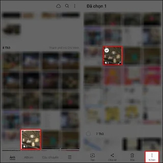 Arahan untuk mengedit lokasi foto pada telefon Samsung
