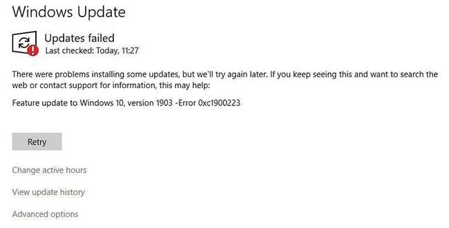 Fout 0xc1900223 oplossen bij het updaten van Windows 10 Fout 0xc1900223 oplossen bij het updaten van Windows 10