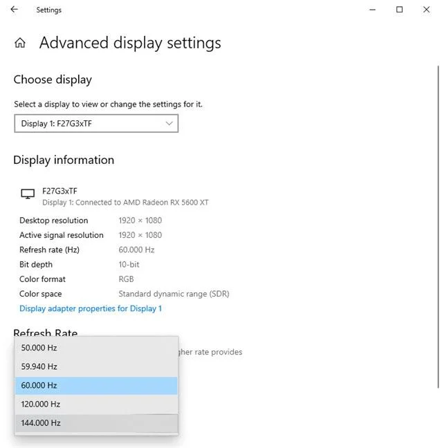 Windows 10 yenileme hızı nerede bulunur? Windows 10 yenileme hızı nasıl değiştirilir?