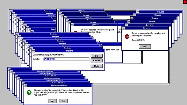 Download de Windows-foutbehangset