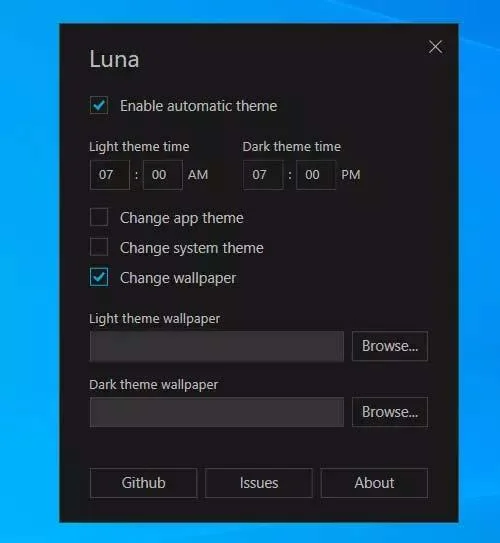 Bu araç, Windows 10'da karanlık mod ayarlarını yönetmeyi kolaylaştıracak