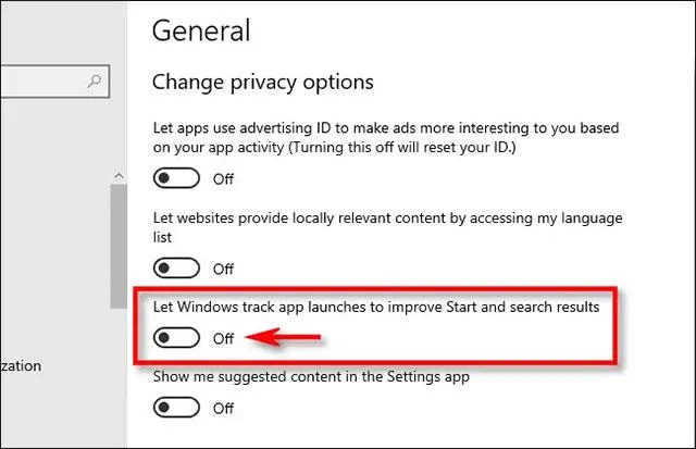 Windows 10 Başlat menüsünde en çok kullanılan uygulamaların listesi nasıl gizlenir