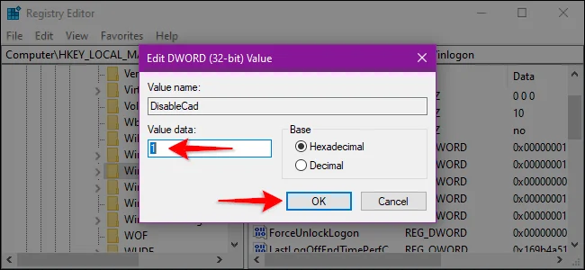 Veilig inloggen in- of uitschakelen op Windows 10, Windows 11