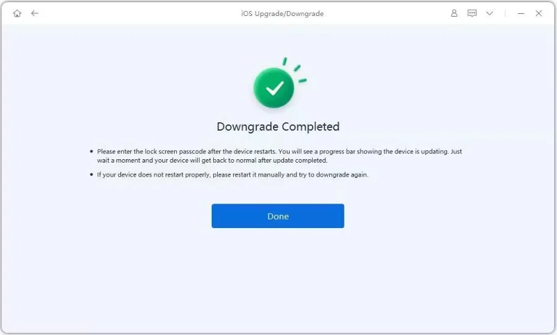 Comment passer d'iOS 17 à iOS 16 sans perdre de données à l'aide de Tenorshare Reiboot