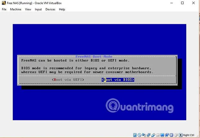 Bagaimana untuk memasang FreeNAS VM pada VirtualBox