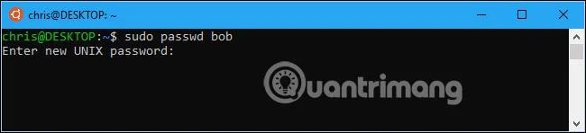 Bagaimana untuk menukar akaun pengguna dalam Ubuntu Bash Shell Windows 10