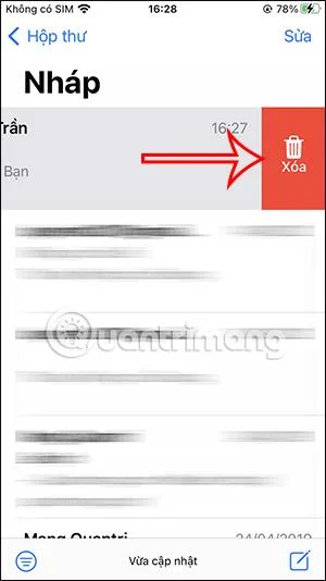 Cara memanggil semula e-mel yang dihantar pada iOS 16
