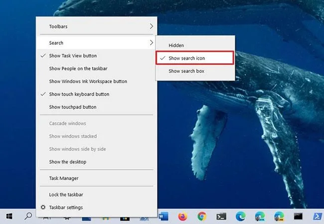 Bagaimana untuk mengoptimumkan ruang Bar Tugas pada Windows 10