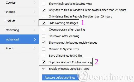 Can sıkıcı CCleaner bildirimlerinden 2 adımda kurtulun