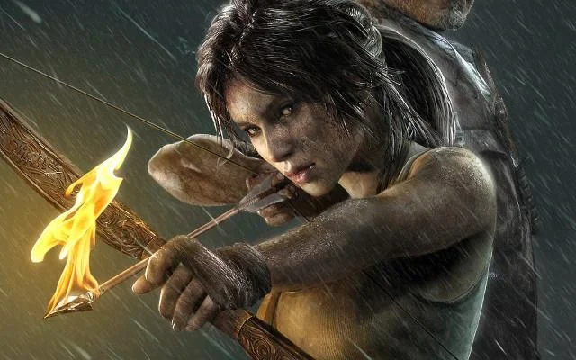 Sila muat turun satu set kertas dinding untuk komputer anda dengan tema filem Tomb Raider - 2018