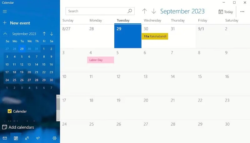 Comment utiliser l'application Calendrier sur Windows 11