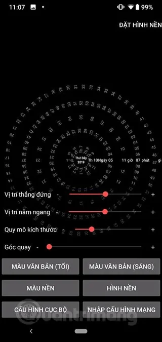 Bagaimana untuk menetapkan kertas dinding jam dinamik untuk Android
