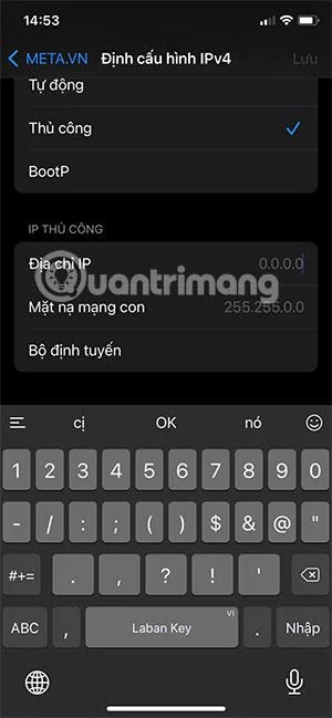 Comment changer l'adresse IP du téléphone