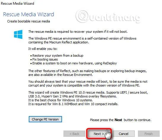 Macrium Reflect を使用してシステム イメージ バックアップを作成および復元する方法