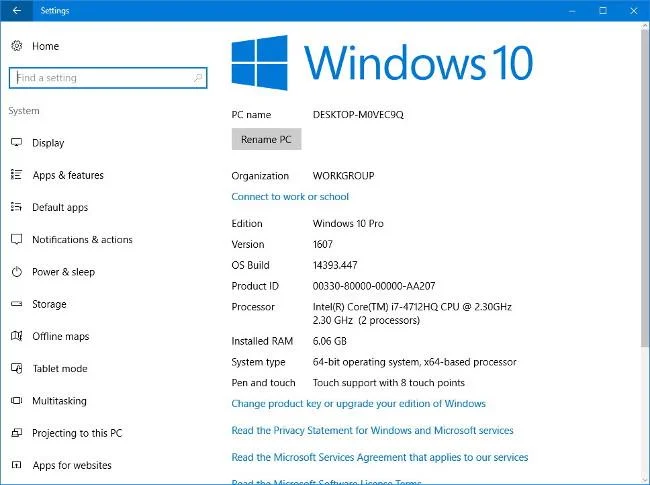 Windows 10 sistem yapılandırma ayrıntılarını kontrol etmenin 4 yolu
