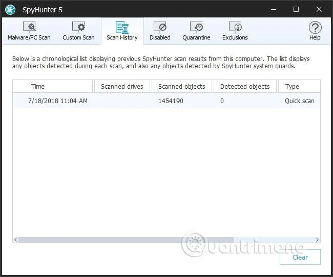 Cara menggunakan SpyHunter untuk mengalih keluar perisian pengintip dan menghalang keylogger
