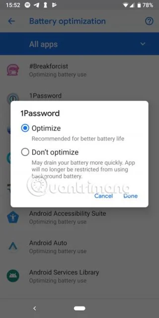 Comment fonctionne et désactive Android Doze