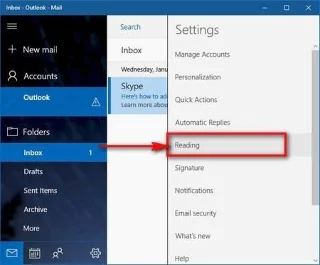 Windows 10 Mail içerik önizleme özelliği nasıl kapatılır