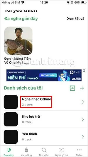 Drumtify を使用して iPhone の画面がオフのときに YouTube 音楽を聴く方法