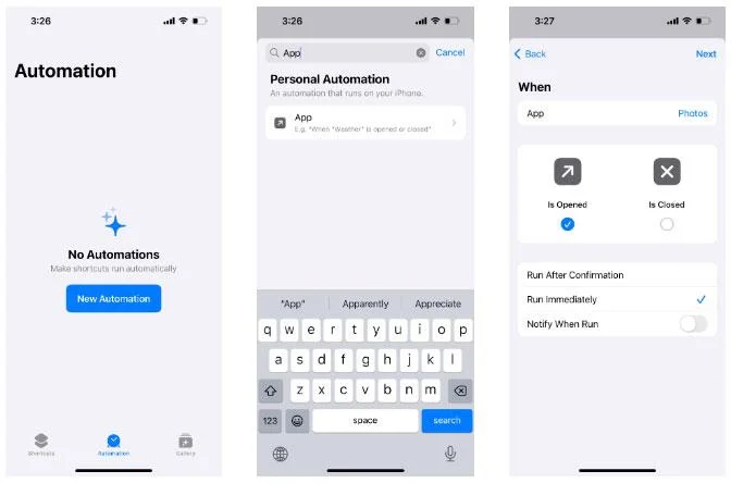 Bagaimana untuk mengunci apl Foto pada iPhone