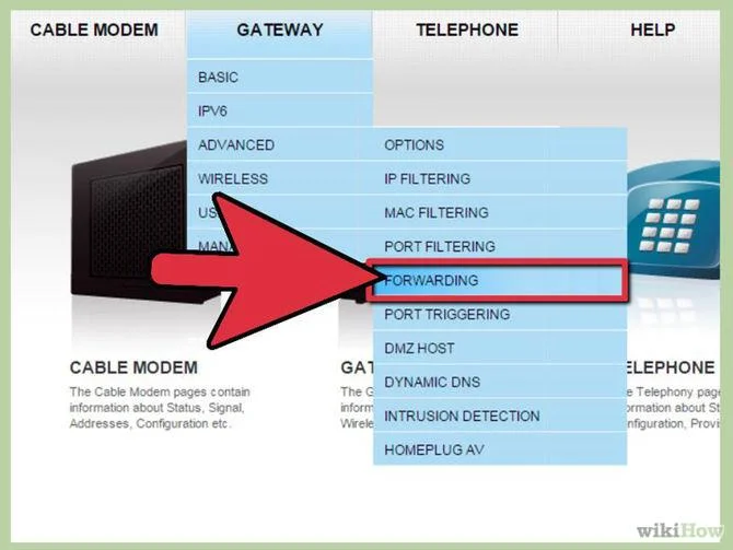 6 langkah mudah untuk memasang Port Forwarding pada Router