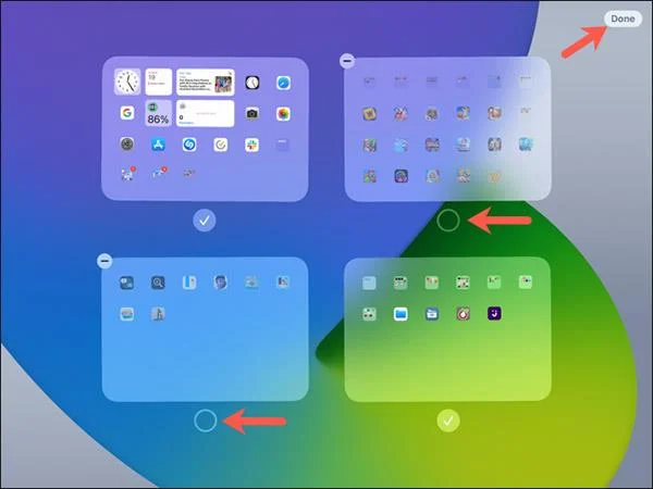 İPad'de uygulama simgesi ekranları nasıl gizlenir veya yeniden düzenlenir