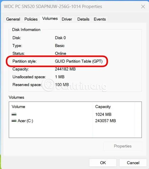 Windowsドライブ上でMBRをGPTに変換します