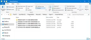 Comment modifier le répertoire par défaut pour stocker les machines virtuelles Hyper-V dans Windows 10