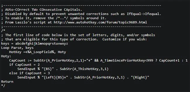Cara menggunakan skrip Autocorrect dengan AutoHotkey