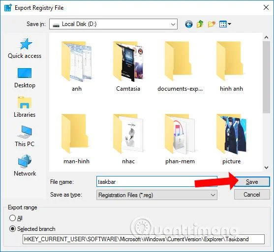 Windows'ta Görev Çubuğu nasıl yedeklenir