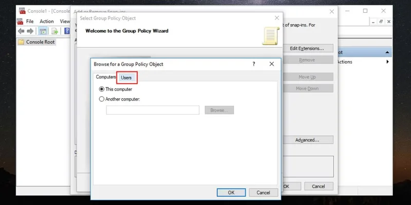 Cara menggunakan Dasar Kumpulan Tempatan pada akaun pengguna tertentu dalam Windows 10/11