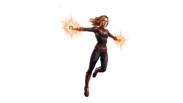 Set kertas dinding Kapten Marvel resolusi tinggi untuk komputer