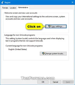 Comment changer l'horloge de l'écran de verrouillage au format 12 heures ou 24 heures dans Windows 10