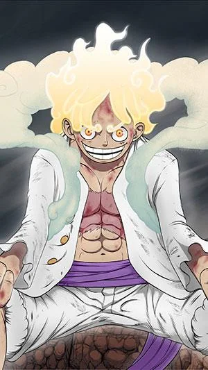 Luffy Gear 5 duvar kağıdı, Luffy Tanrısı Nika duvar kağıdı