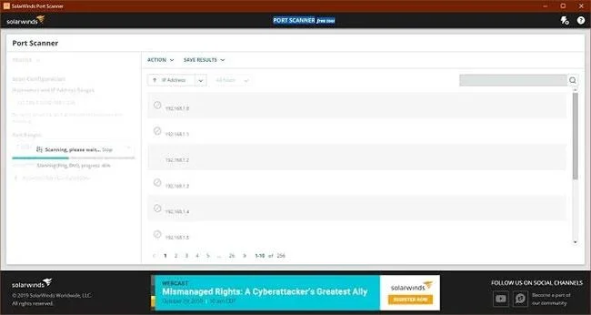 Bagaimana untuk mencari port TCP/UDP yang terbuka dan disekat
