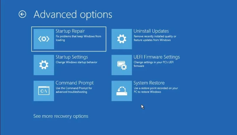 5 cara untuk membuka alat Pembaikan Permulaan pada Windows