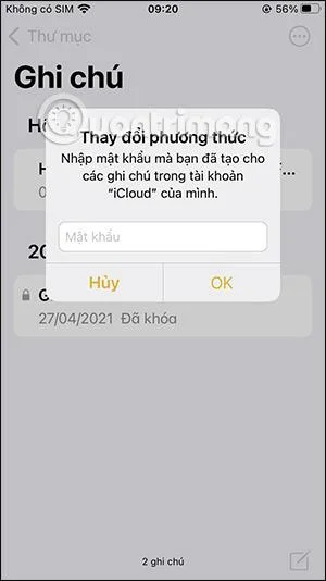 Bagaimana untuk mengunci nota iPhone dengan Touch ID