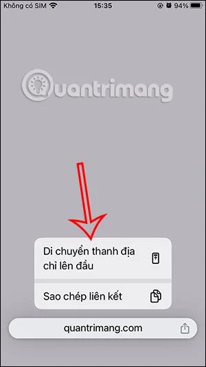 Cara mengalihkan bar alamat iPhone Chrome ke bawah