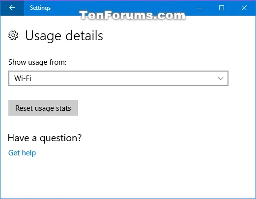 Windows 10 でネットワーク データ使用量をリセットする方法