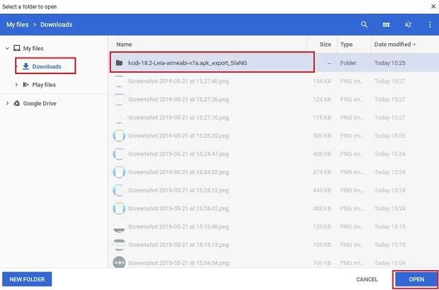 Kodi Chromebook'a nasıl yüklenir