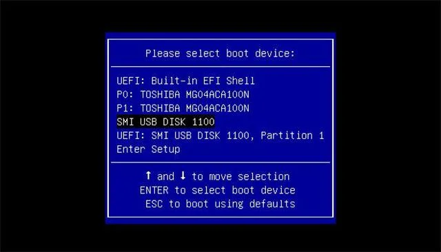 Bagaimana untuk memasang Windows 10 dari USB menggunakan fail ISO