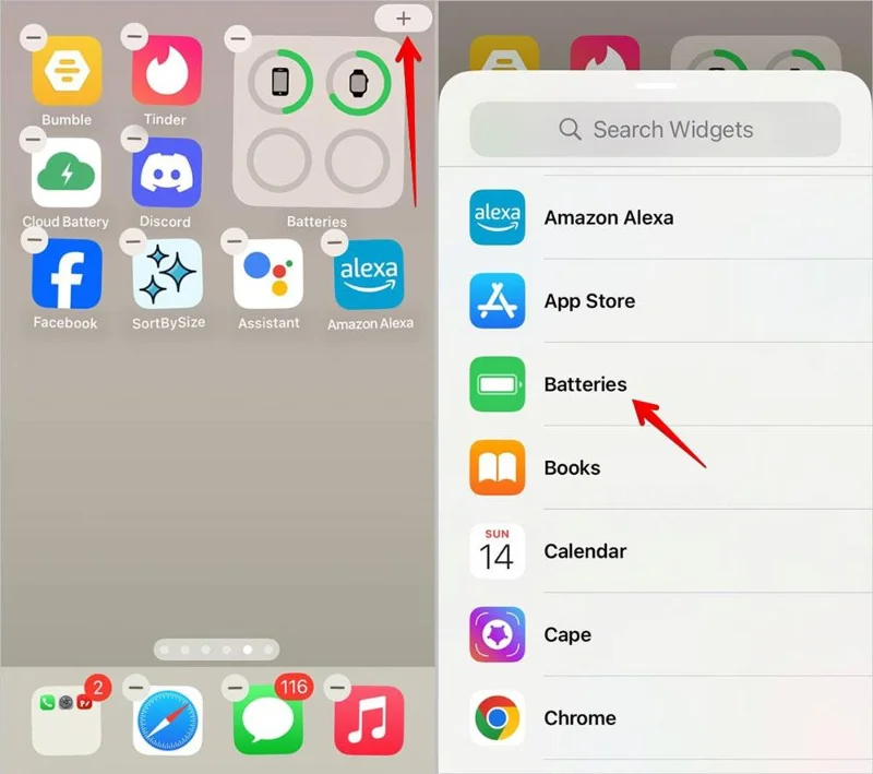 Apple Watchのバッテリー残量をiPhone画面に表示する方法