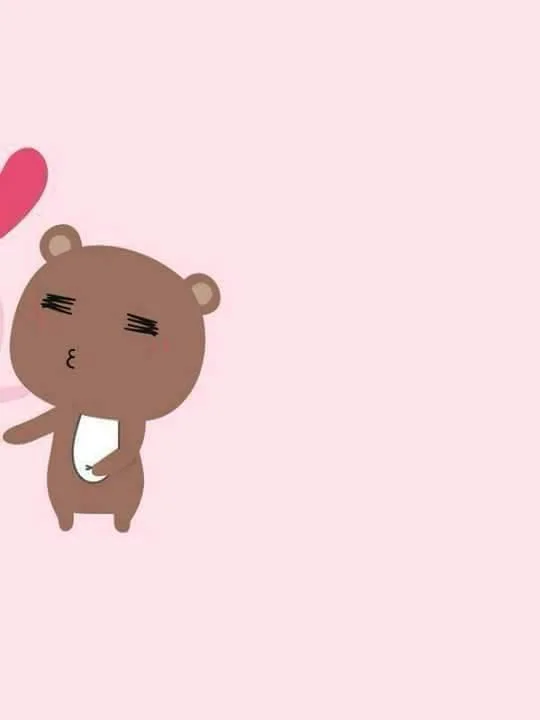 Kertas dinding pasangan yang sangat comel untuk telefon