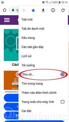 Cara menyematkan apl dan kenalan pada menu Kongsi Android